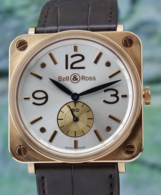 (image for) BELL & ROSS 18K ROSE GOLD MANUAL WINDING WATCH / BRS-70-R